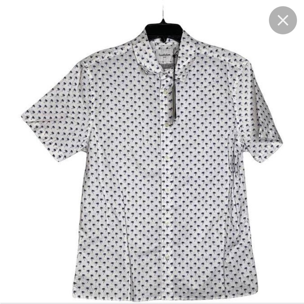 Goodfellow Button Down Palm Tree Shirt